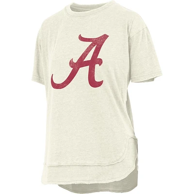 Alabama Pressbox Women's Distressed Logo Vintage Poncho Tee