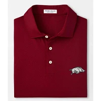 Arkansas Peter Millar Tesseract Performance Polo