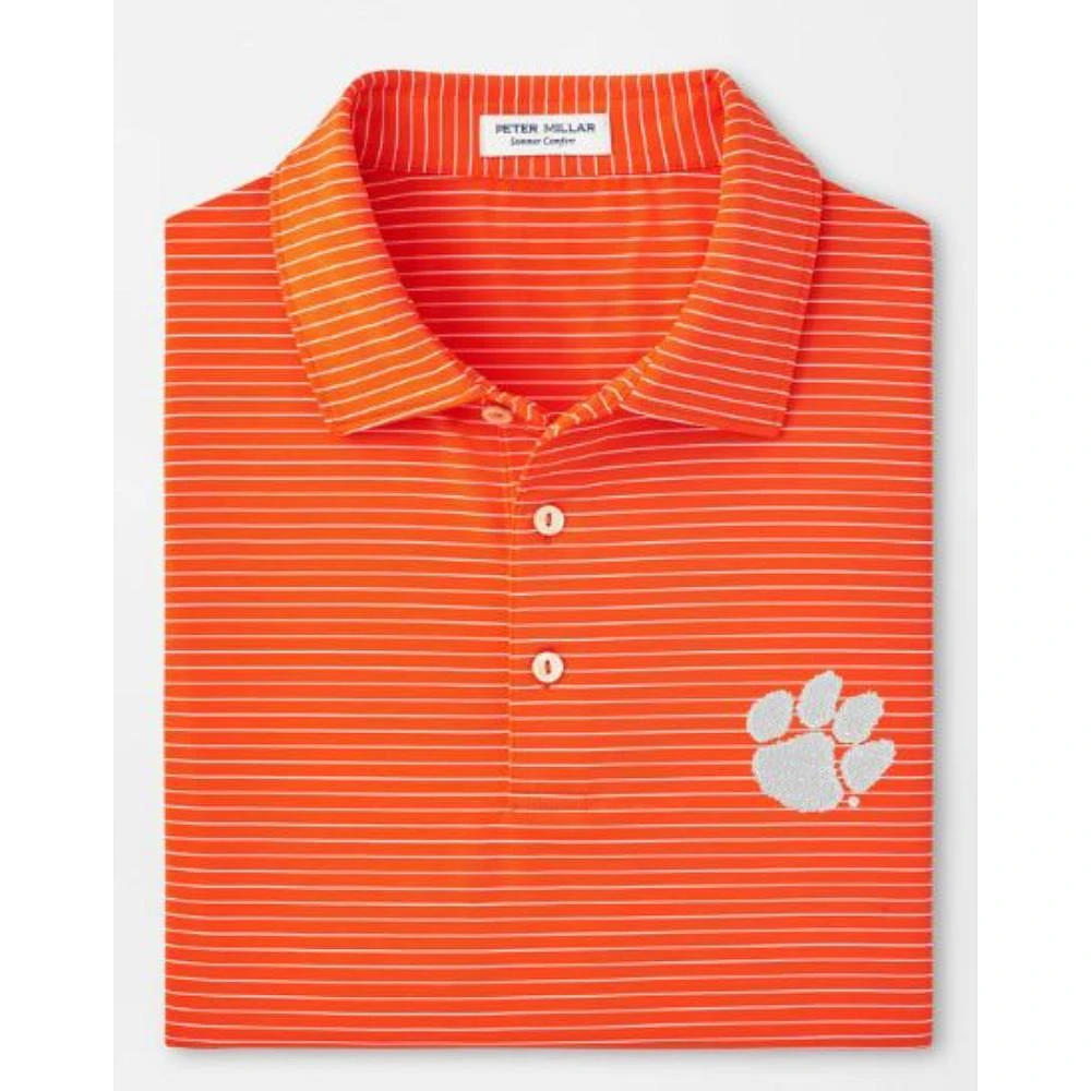 Clemson Peter Millar Hemlock Performance Polo