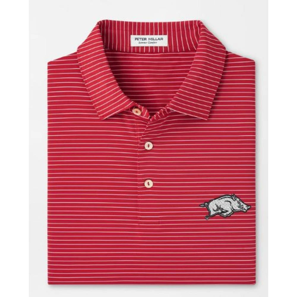 Arkansas Peter Millar Hemlock Performance Polo