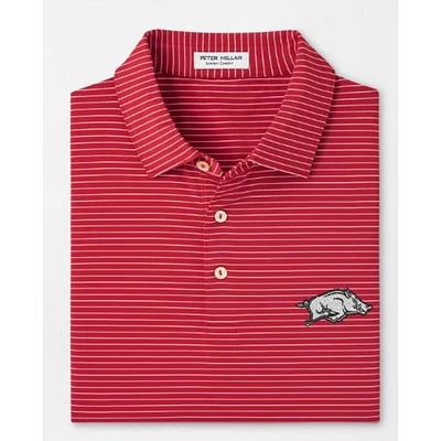 Arkansas Peter Millar Hemlock Performance Polo