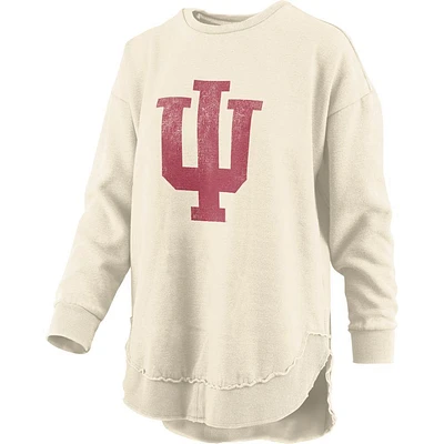 Indiana Pressbox Women's Distressed Logo Vintage Wash Poncho