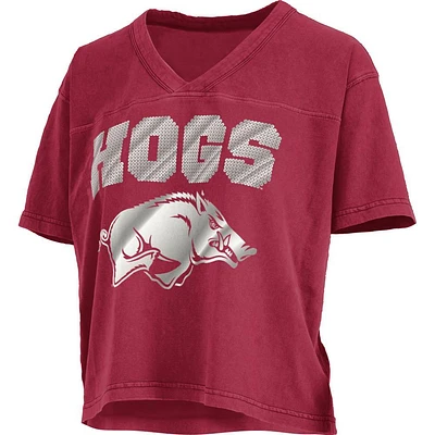 Arkansas Pressbox Women's Teagan Waist Length V Neck Jersey