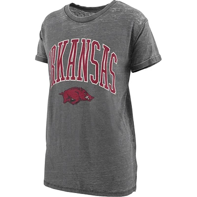 Arkansas Pressbox Women's New Zealand Vintage Boyfriend Tee