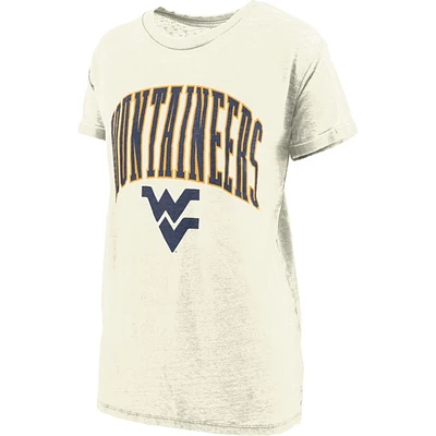 West Virginia Pressbox Women's New Zealand Vintage Boyfriend Tee