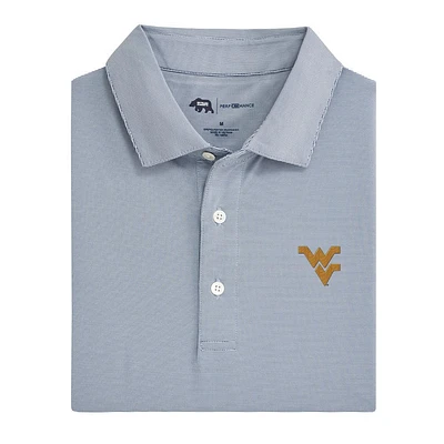 West Virginia Onward Reserve Hairline Polo