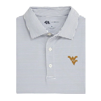 West Virginia Onward Reserve Birdie Stripe Polo