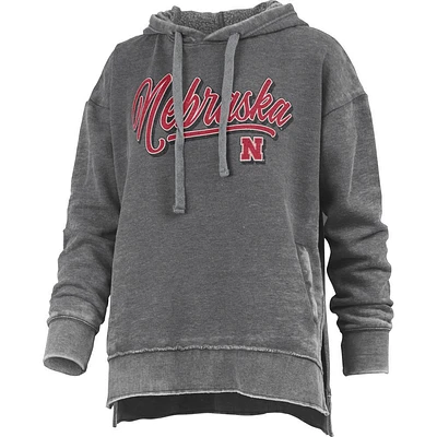 Nebraska Pressbox Women's Harlow Vintage Wash Marni Hoodie