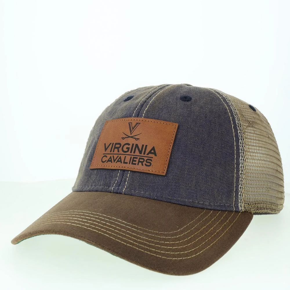 Virginia Legacy Waxed Lo-Pro Leather Patch Trucker Cap