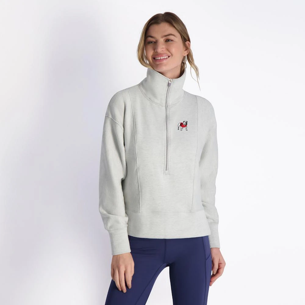 Georgia Zero Restriction Reagan Zip Mock Pullover