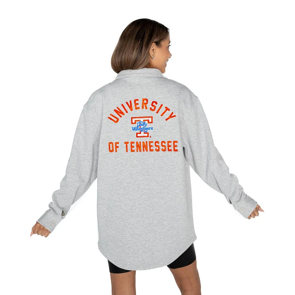 Tennessee Gameday Couture Lady Vols Way To Go Fleece Applique Shacket