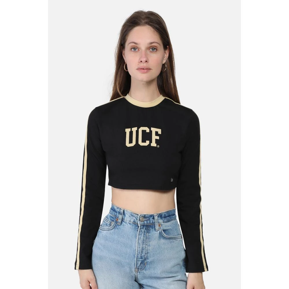 UCF Hype And Vice Super Crop Long Sleeve Top