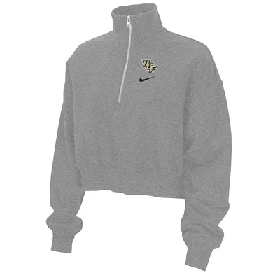 UCF Nike Women's Phoenix Fleece Crop 1/4 Zip