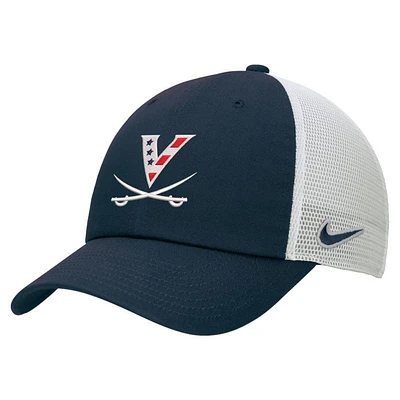 Virginia Nike Red, White, and Hoo Club Trucker Cap