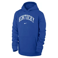 Kentucky Nike YOUTH Arch Club Fleece Hoodie