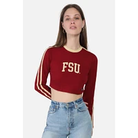 Florida State Hype And Vice Super Crop Long Sleeve Top