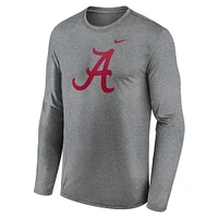 Alabama Nike Legend Primary Logo Long Sleeve Tee