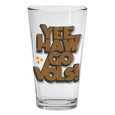 Tennessee Yee Haw Go Vols Pint Glass