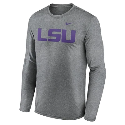 LSU Nike Legend Primary Logo Long Sleeve Tee