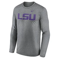 LSU Nike Legend Primary Logo Long Sleeve Tee