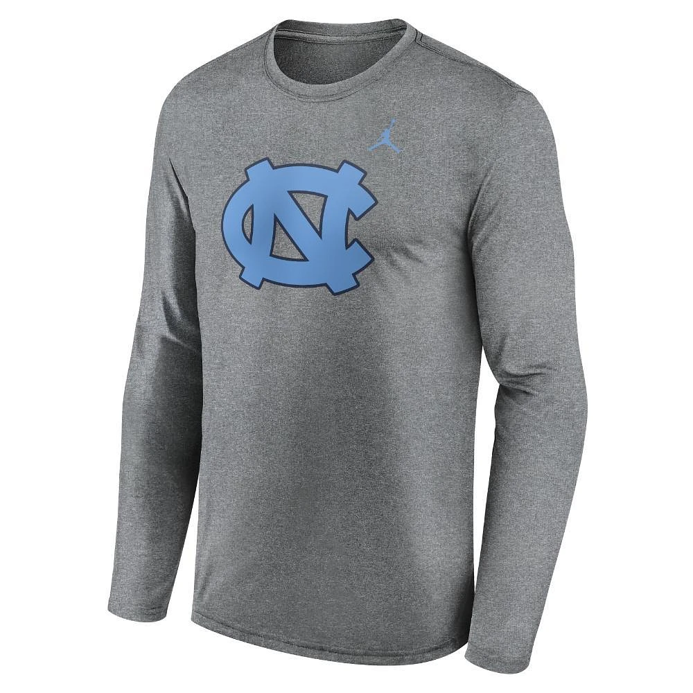 UNC Jordan Brand Legend Primary Logo Long Sleeve Tee