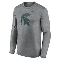 Michigan State Nike Legend Primary Logo Long Sleeve Tee