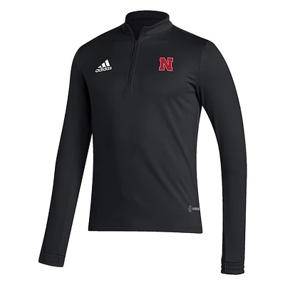 Nebraska Adidas Men's Entrada22 Training 1/4 Zip Pullover