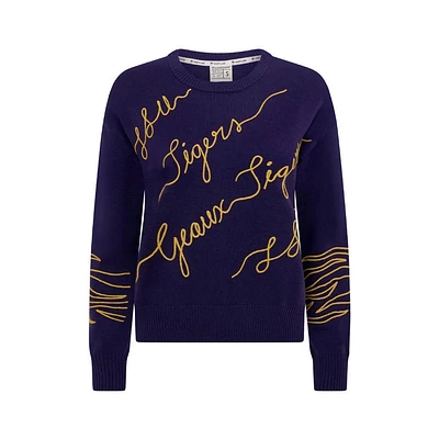 LSU KadyLuxe Love Letter Sweater