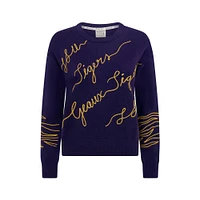 LSU KadyLuxe Love Letter Sweater