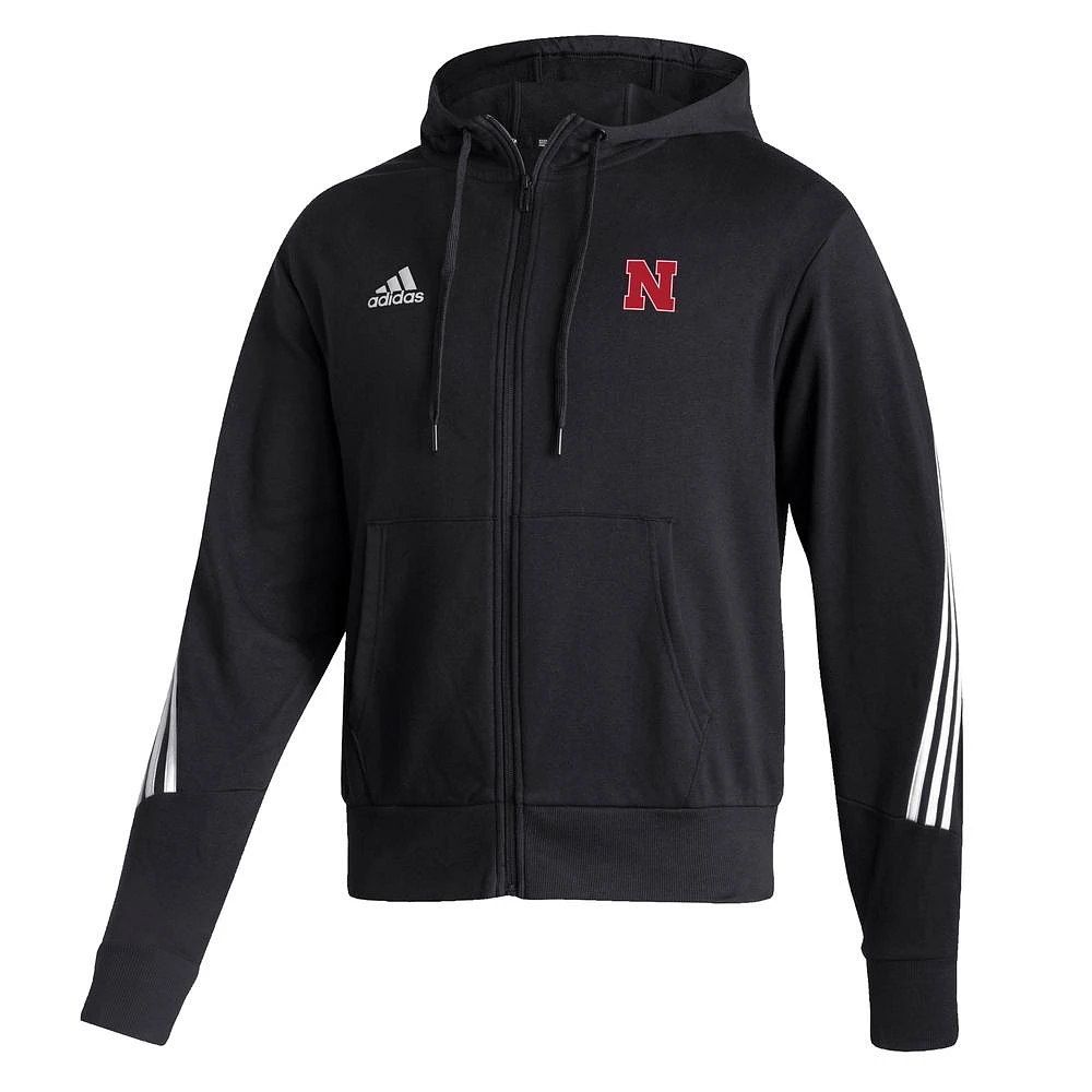 Nebraska Adidas Men's Fashion Full Zip Jacket