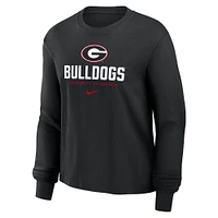 Georgia Nike Women's Cotton Boxy Long Sleeve Tee