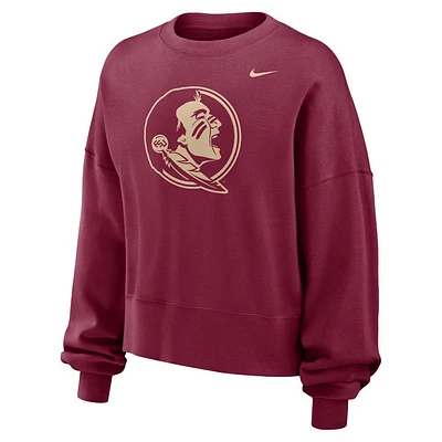 Florida State Nike Women's Essential Fleece Crew