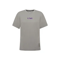 LSU KadyLuxe Milky Silk Boyfriend Tee