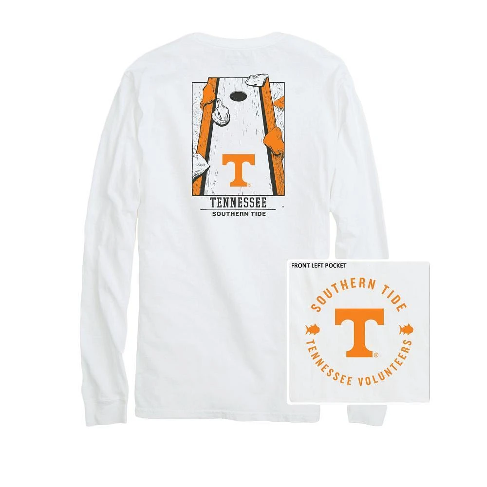 Tennessee Southern Tide Cornhole Board Long Sleeve Tee