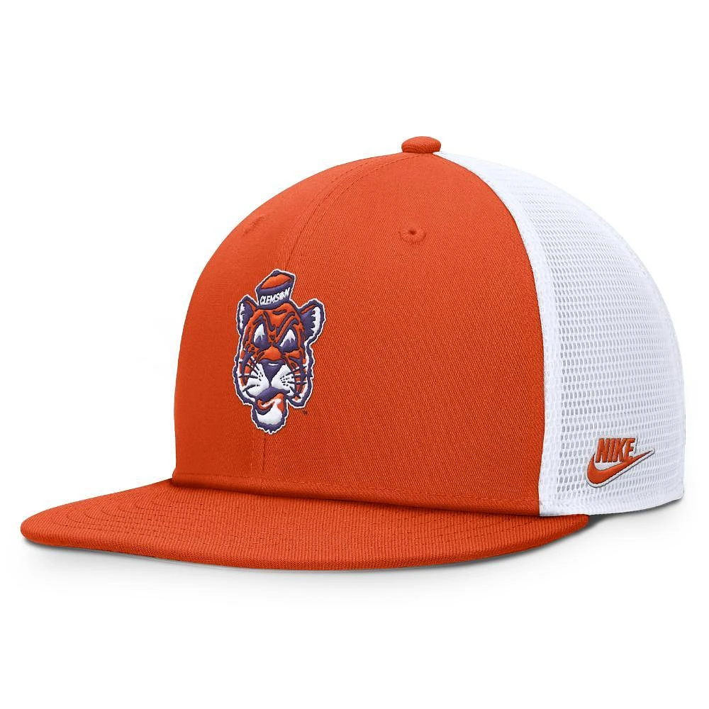 Clemson Nike Vault Dri-Fit Pro Structured Square Bill Cap