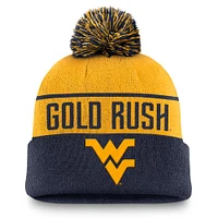 West Virginia Nike Local Peak Pom Beanie