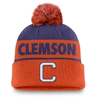 Clemson Nike Primetime Peak Pom Beanie