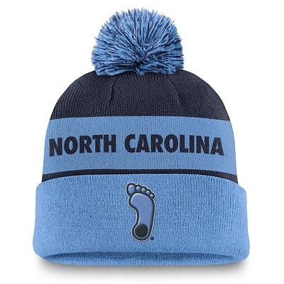 UNC Jordan Brand Primetime Peak Pom Beanie