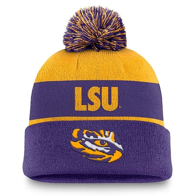 LSU Nike Primetime Peak Pom Beanie