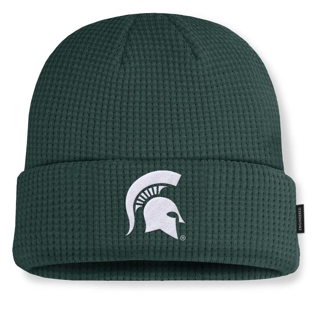 Michigan State Nike Sideline Terra Standard Cuff Waffle Beanie