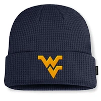 West Virginia Nike Sideline Terra Standard Cuff Waffle Beanie