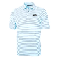 UCF Cutter and Buck Vault Citronauts Striped Virtue Eco Pique Polo
