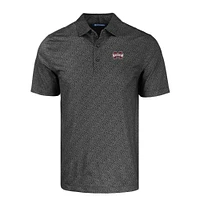 Mississippi State Cutter & Buck Pike Eco Pebble Print Stretch Recycled Polo