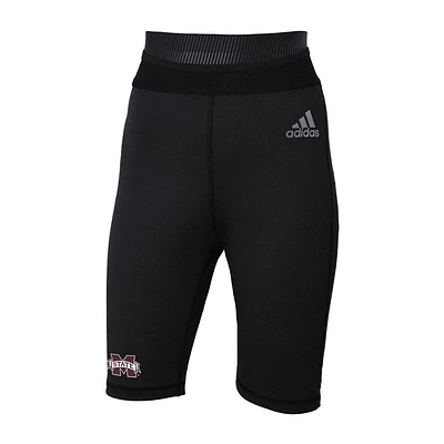 Mississippi State Adidas Women's 7 inch Biker Shorts