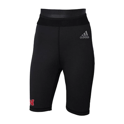 Nebraska Adidas Women's 7 inch Biker Shorts