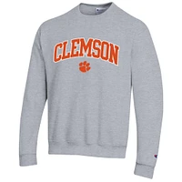 Clemson Champion Applique Arch Over Logo Crew