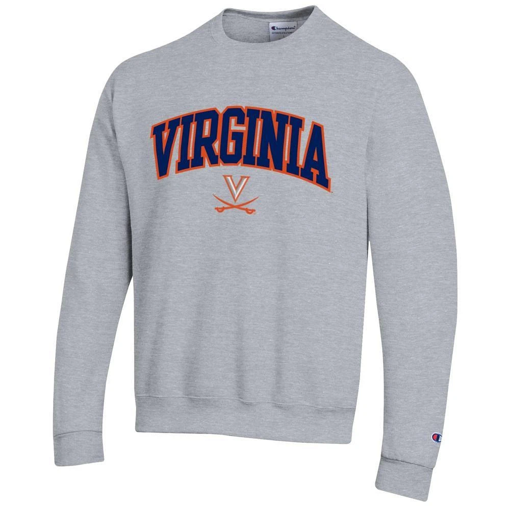 Virginia Champion Applique Arch Over Logo Crew