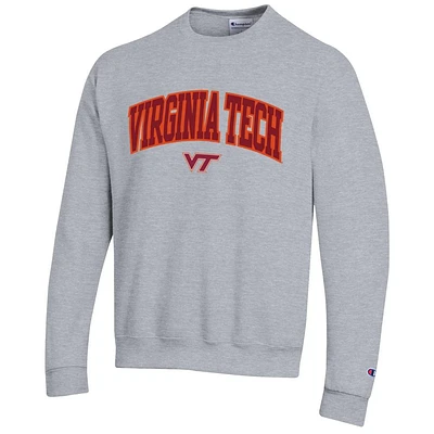 Virginia Tech Champion Applique Arch Over Logo Crew