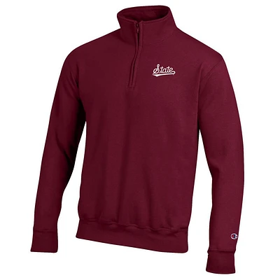 Mississippi State Champion Embroidered 1/4 Zip Pullover