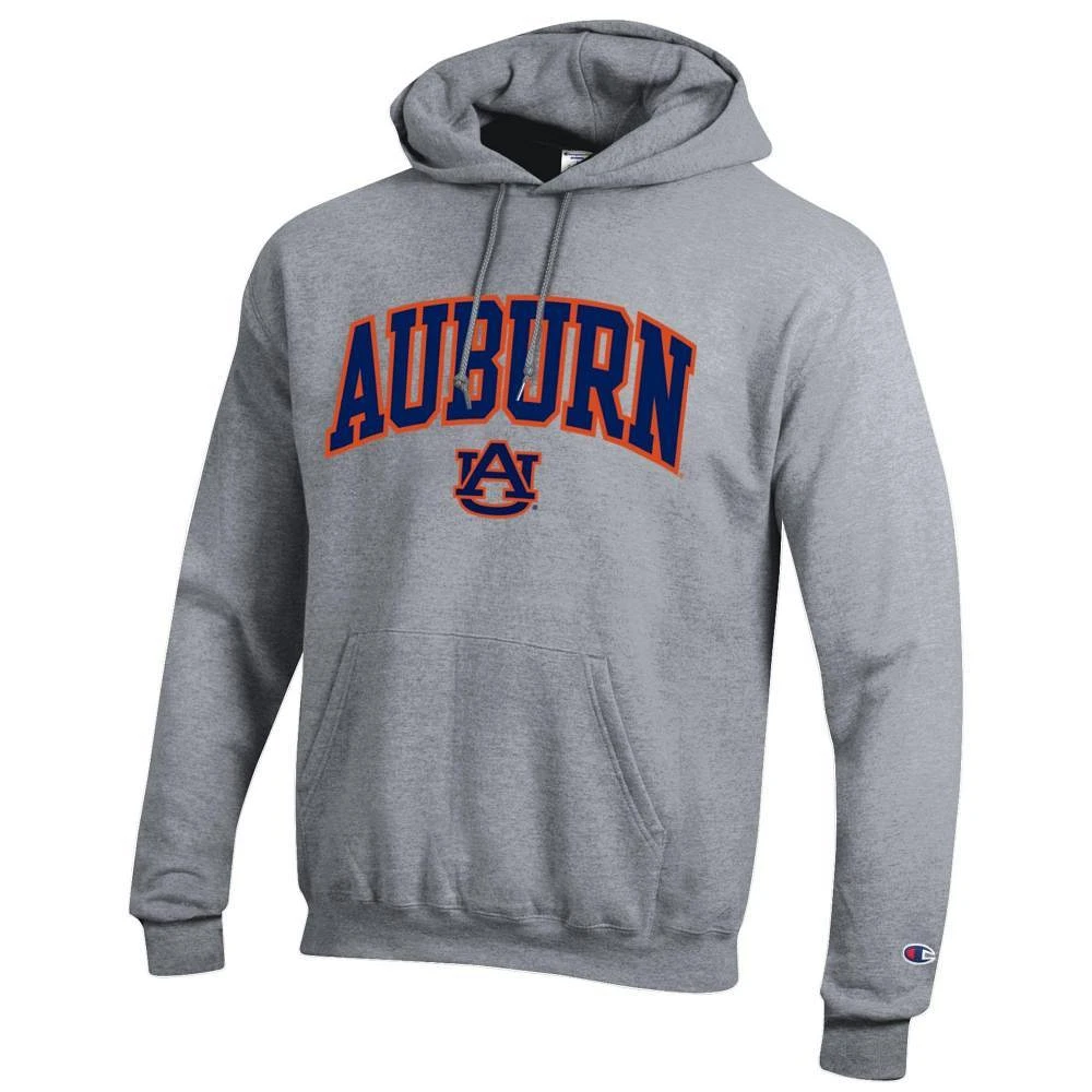 Auburn Champion Applique Arch Over Logo Hoodie